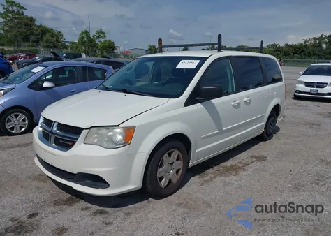 2012 Dodge Grand Caravan Se/Avp z USA, uszkodzony, nr VIN 2C4RDGBG0CR318418